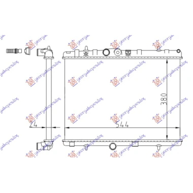 HLAD MOTORA BEN-DIZ (M) (38x54.4x2.3)