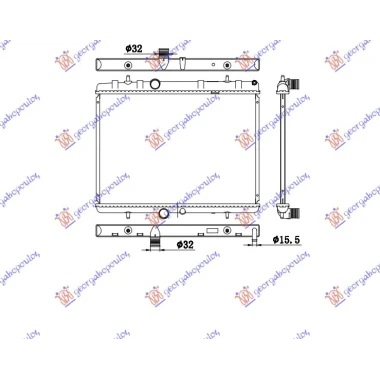 HLADNJAK MOTORA BENZIN/DIZEL (38x55x2.6)