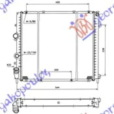 HLAD MOTORA DIZEL (48x44x47) SA SRAFOM