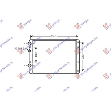 HLAD MOTORA SVI MODELI +/-A/C (49.8x37.7