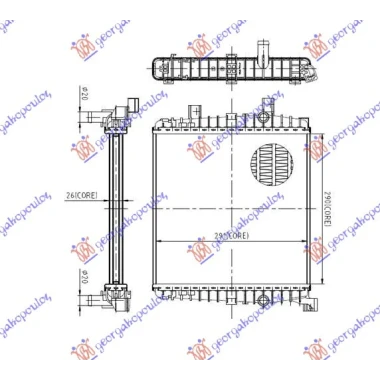 HLAD.DODATNI 3.0 TSI(30x29x2.5)