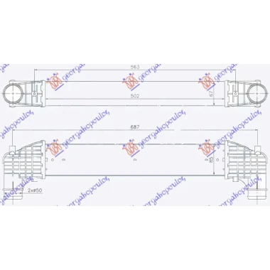 HLAD.INTERC.1.9 TDi (500x70x88) (-00)
