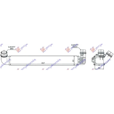 HLAD.INTERCOOLER 1.5DCI(657x93x85)
