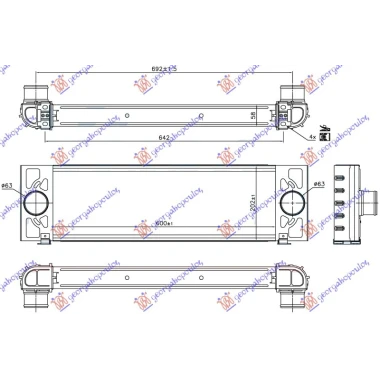 HLAD.INTERKULER2.2-3.2 TDCI (600x202x58