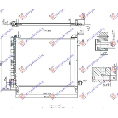 HLAD.KLIME 1.2i-12V(51x39)75PS(HR12DE)
