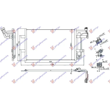 HLAD.KLIME 1.8-2.0i 16V (58x35) 09-