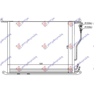 HLAD.KLIME A/C BENZ.-DSL(58x48x16)