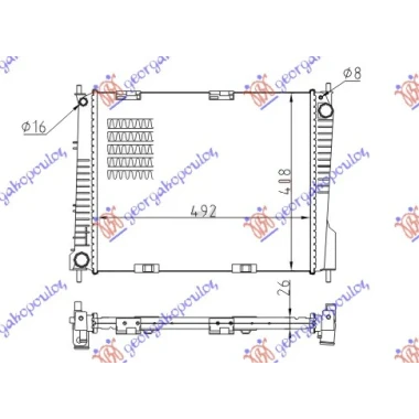 HLAD.MOT. 1.2-1.4-1.6i16V+/-A/C(49x41)