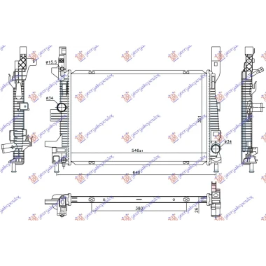 HLAD.MOT. 1.5 TDCi AUTO DIZ (546x351x26)