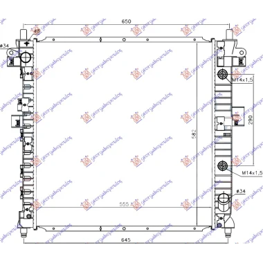 HLAD.MOT. 2.0 Xdi DIZ.AUTO (555x580x26)
