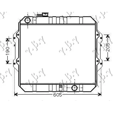 HLAD.MOT.2.5 T.DIZEL(50x53x3.3)