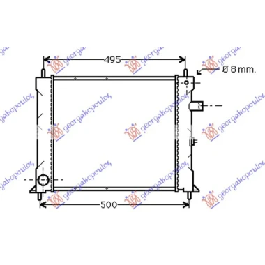 HLAD.MOTO. 1.4i 16v (43x40) NISS