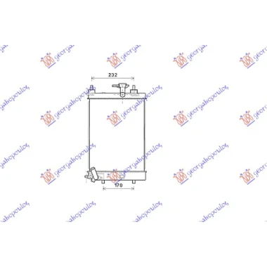 HLAD.MOTORA 1.0 12V(40x30x1.6)MANUAL