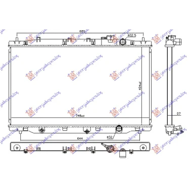 HLAD.MOTORA 1.6i DIESEL (424x748) (KOYO)