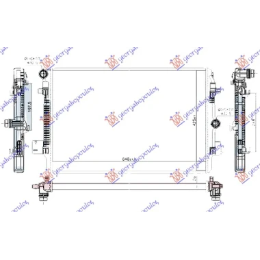 HLAD.MOTORA 2.0 GTI BENZIN (650x425x26)