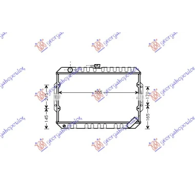 HLAD.MOTORA 2.5 T.DIZEL+/-A/C(40x60)