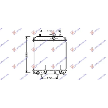 HLADNJAK 1.0i 12V (40x31.7x16) M/A