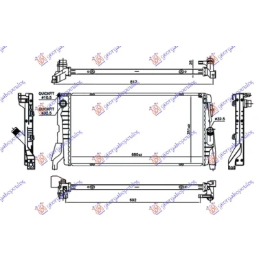 HLADNJAK 1.5 (216i/218i) BENZ.DIZ.-AUTO.