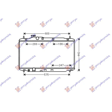 HLADNJAK 1.8i-15ViVTEC(37.5x67x1.6)MAN