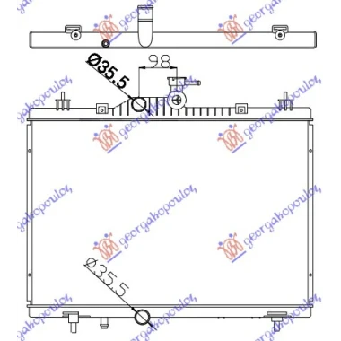HLADNJAK 2.0DCi-2.5i-16V+/-A/C(66x44)