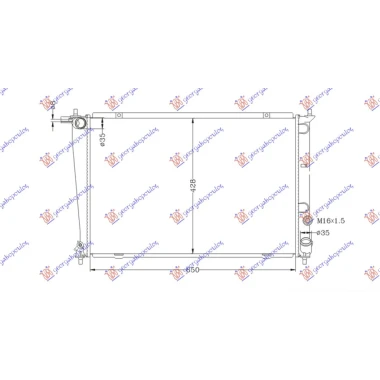 HLADNJAK 2.4 ICC 8V +/- A/C (65x44.5)