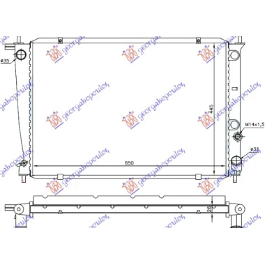 HLADNJAK 2.5 CCTD +/- A/C (65x44.5)
