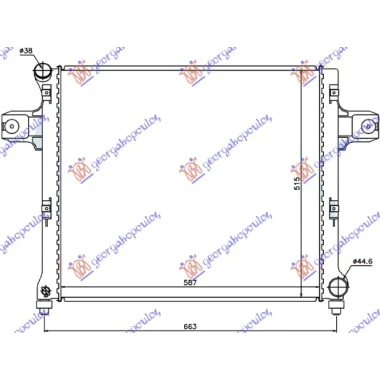 HLADNJAK 3.0 CRD DIZEL (590x515x37)