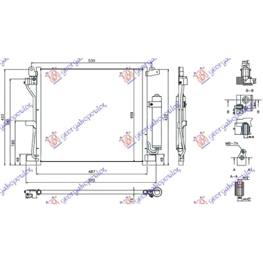HLADNJAK A/C 1.5DCi (45X39.4)