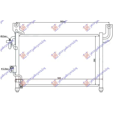 HLADNJAK A/C DIZEL (52.7x33.9x17)
