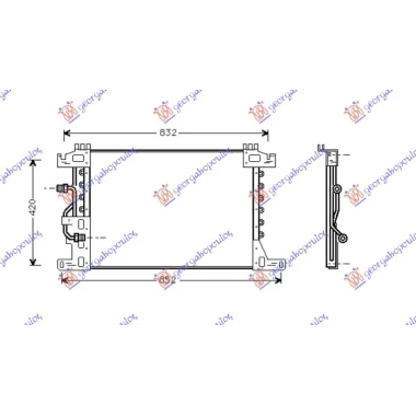 HLADNJAK A/C DIZEL(67.3x45.7x22)