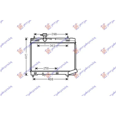 HLADNJAK BENZIN 1.33VVT-I(73/74KW)(09-11