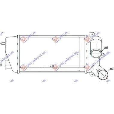HLADNJAK INTER.1.4HDi (275x147x64)
