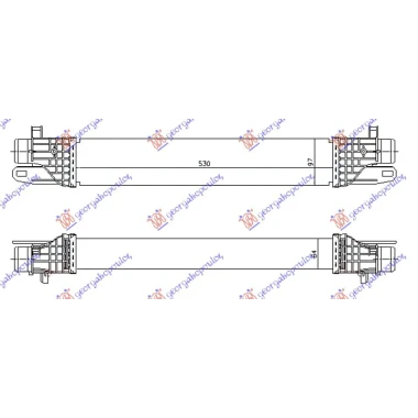 HLADNJAK INTERC. 1.4 TB BEN (530x100x64)