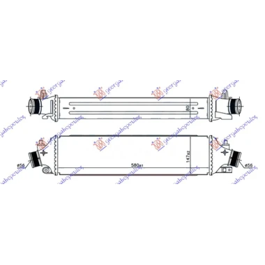 HLADNJAK INTERC. 2.0 JTD DSL(580X150X80)