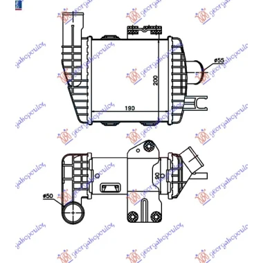HLADNJAK INTERC.2.0 CRDI(190x205x90)
