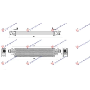 HLADNJAK INTERKULERA 1.3 CDTI (570x127)