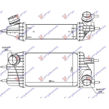 HLAD.INTERC. 1.5 dCi DIZEL (281x175x80)