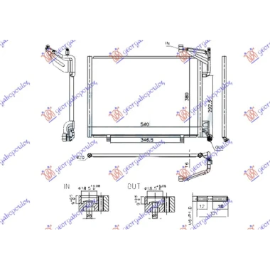 HLADNJAK KL. SVI MODELI BENZ. 500x350x16