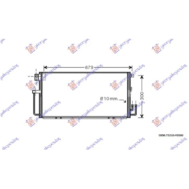 HLADNJAK KLIME 00-02 2.0 WRX(65x31x16)