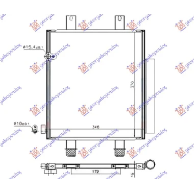 HLADNJAK KLIME 1.0i 12V (31.8x37)