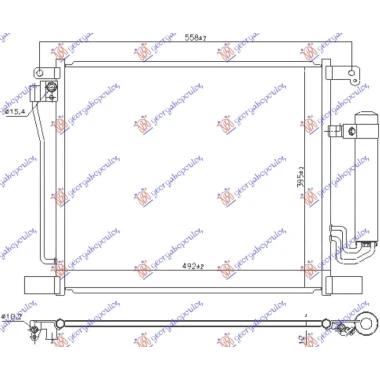 HLADNJAK KLIME 1.2 DIG-T/1.6 DIG-T BENZIN (492x395) (KOYO)