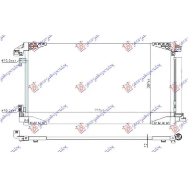 HLADNJAK KLIME 1.2 TURBO BENZIN (690x400x12) (NRF)
