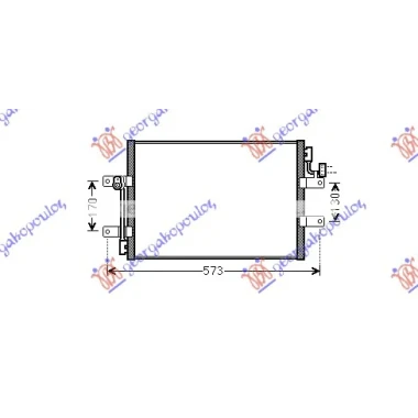 HLADNJAK KLIME  1.3 JTD (45x35x16) 03-