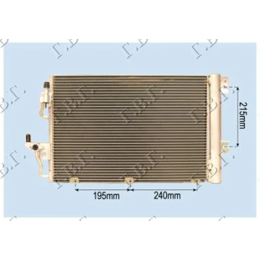 HLADNJAK KLIME 1.4-1.6 BEN (540x360x16)