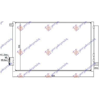 HLADNJAK KLIME 1.4i-16V (57x35x16)