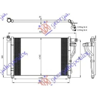 HLADNJAK KLIME 1.5 CRDi (50.5x35.16)