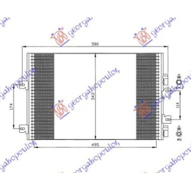 HLADNJAK KLIME 1.5cc DIZEL (50x34) 03-