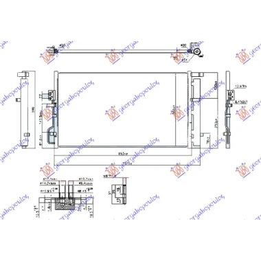 HLADNJAK KLIME 1.6-2.0 BEN 655x370 CESKA