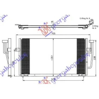 HLADNJAK KLIME 1.9 T.D (59.7x33x28)