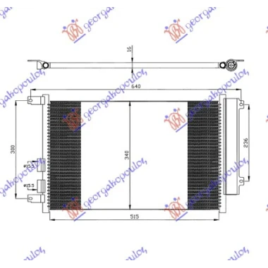 HLADNJAK KLIME 1.9JTD (56x34x1.6)